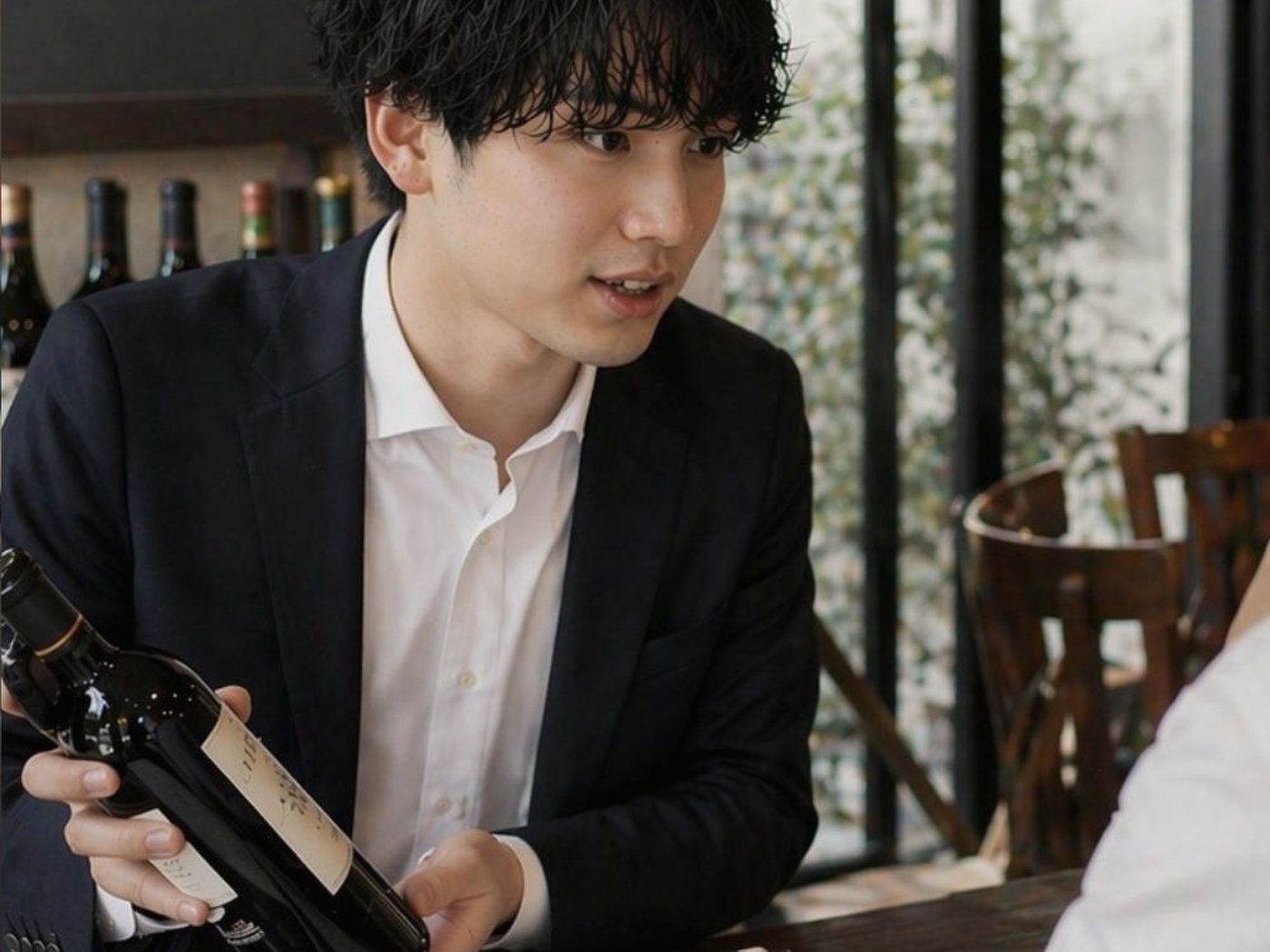 受注データを入力する様子